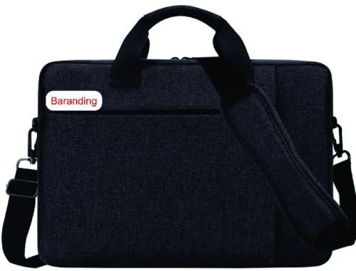 Plain Pharma Side Laptop Bag, Color : Black