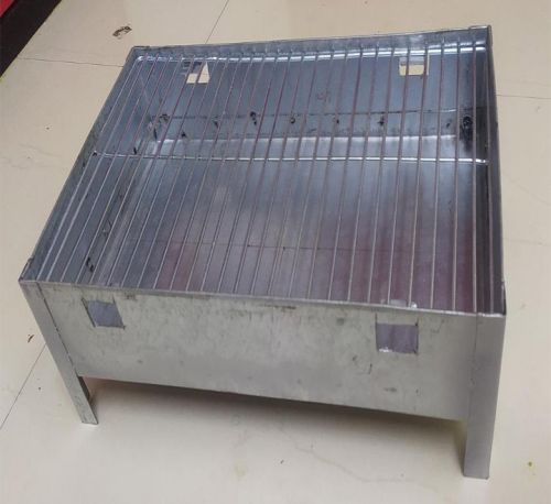 Polished Portable BBQ Grill, For Making Food, Pattern : Plain