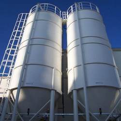 Stainless Steel Micro Silica Silo, Capacity : 100 Ton