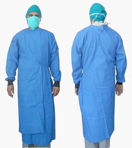 Ankit Enterprises Plain Overlapping OT Gown, Gender : Unisex