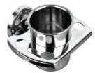 Aosis Stainless Steel Polished 200 Series Tumbler Holder, Pattern : Plain