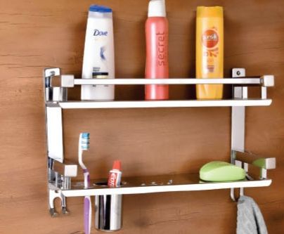 5 In 1 Exclusive Bathroom Shelf, Size : Standard