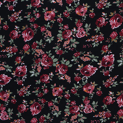 Crepe Printed Polyester Fabric, For Garments, Width : 40 Inch