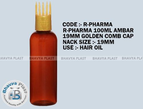 R-PHARMA 100ML AMBER, Shape : Square