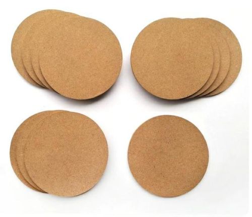 Wood Polished MDF Coaster, For Decoration Use, Hotel Use, Restaurant Use, Tableware, Size : 5x5cm
