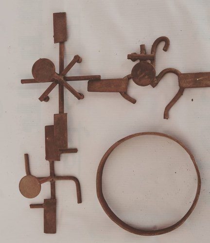 Round Steel Cow Dung Cake Mold