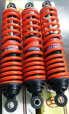 Round HEAVY DUTY E-rickshaw Rear Shock Absorber, For Automobile Industry, Feature : Good Quality
