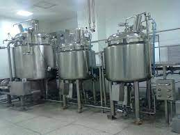 Electric Stainless Steel Ointment Manufacturing Plant, Capacity : 100-200ltr/HR