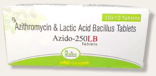 Azido-250 Tablets, Packaging Type : Box