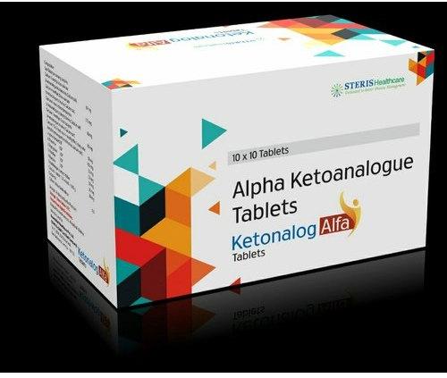 Alpha Ketoanalogue Tablets, Packaging Type : Box