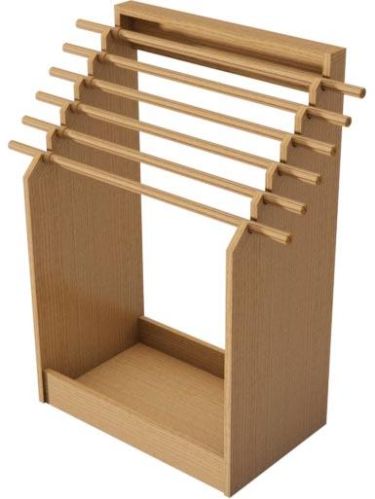 Polished Wooden Newspaper Rack, For Display, Promotion, Width : 24inch, 26inch, 28inch, 30inch