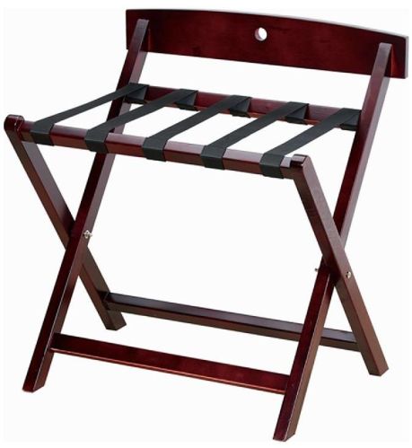 OAK Wood Luggage Rack, Color : Brown