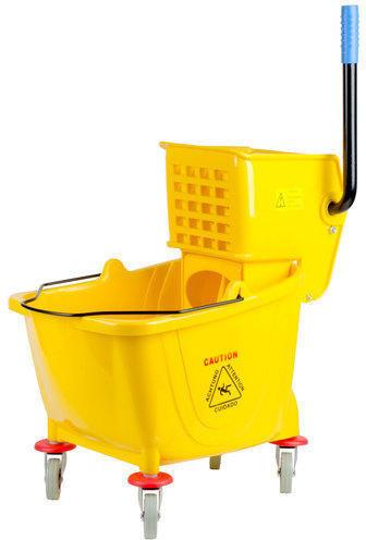 Plastic Wringer Bucket, Color : Yellow