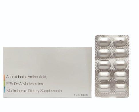 Antioxidants Amino Acid EPA DHA Multivitamins Multiminerals Tablets