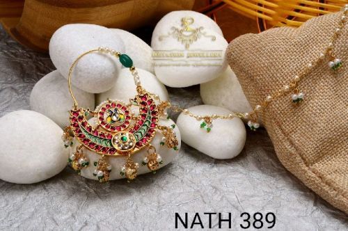 Metal 389 Imitation Nath, Occasion : Party Wear