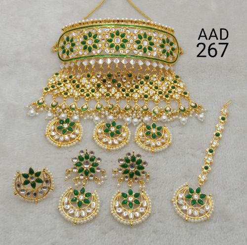 AAD 267 Kumdan Necklace Set, Purity : VVS2