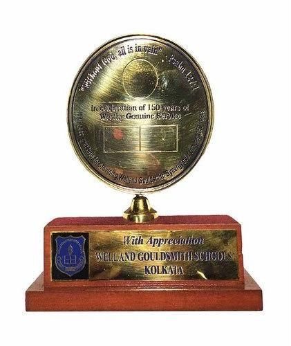 Brass School Momento, Size : 6 Inch