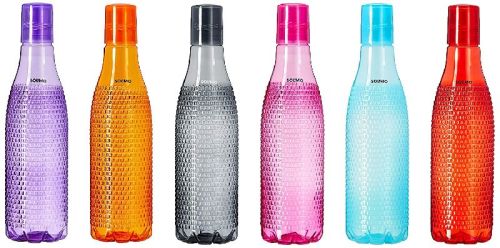 Plastic Drinking Water Bottle Set, Feature : Eco Friendly, Fine Quality, Freshness Preservation, Light-weight