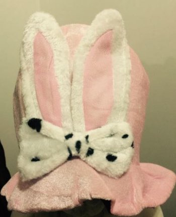 Pink Rabbit Hat Adult