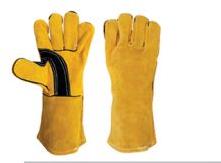 SST Plain Leather Gloves, Size : M