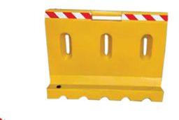 SST Plain 10-15kg Road Barrier, Color : Yellow