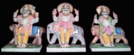 Printed Marble Navagraha Set Statue, Packaging Type : Carton Box