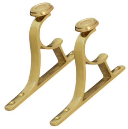 Brass Curtain Brackets