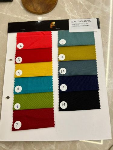 D.NO. 2004 Plain Polyester Fabric, For Garments