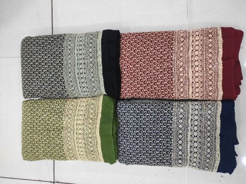 Rayon Schiffli Fabric, Length : 56'