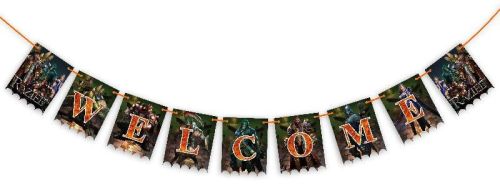 Raziel Dungeon Arena Welcome Banner, For Birthday Decorations, Packaging Type : Plastic Cover