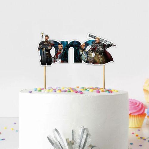 Shadow Fight 4 One Cake Topper, For Birthday Decorations, Size : Multisize