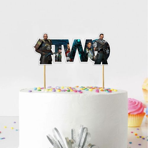 Shadow Fight 4 Two Cake Topper, For Birthday Decorations, Size : Multisize