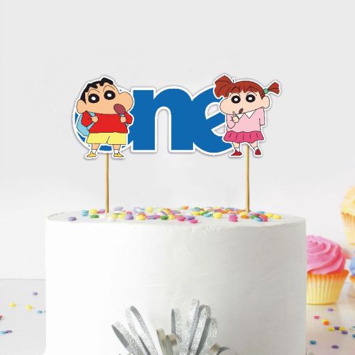 Seyal Card Stock 250 GSM Shinchan One Cake Topper Birthday Party