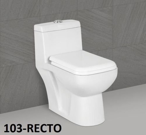 Ceramic Recto Water Closet, Size : 665x635x340 Mm