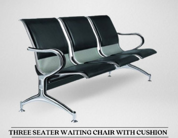 3 Seater Waiting Chair With Cushion