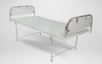 Colour Coated Mild Steel Deluxe Plain Ward Bed, For Hospital