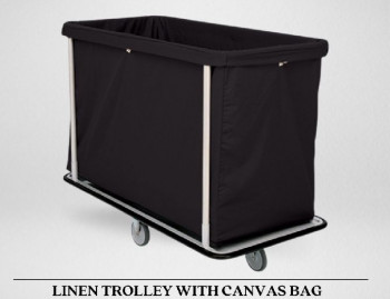 Linen Trolley With Canvas Bag