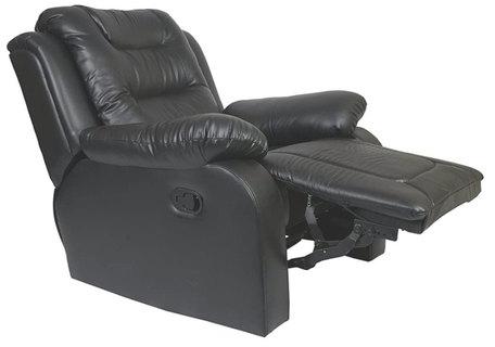 INFOSPACE Leather Recliner Chair, Color : Black