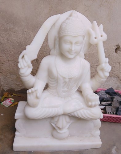 Marble Santoshi Mata Statue, For Worship, Temple, Packaging Type : Carton Box