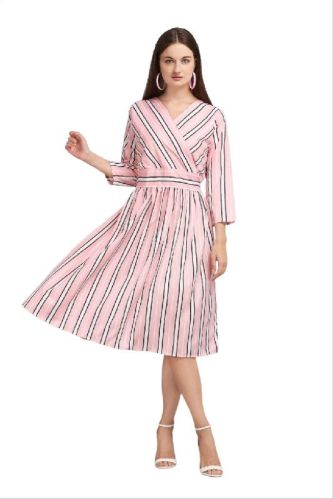 Checked Silk Ladies Kurti, Size : XL, XXL, XXXL