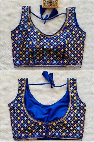 Chiffon Plain Designer Blouse, Technics : Attractive Pattern, Embroidered, Handloom, Washed, Yarn Dyed