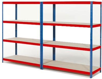 GodRise Orange Metal Light Duty Storage Rack, For Warehouse, Size : Multisizes