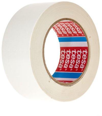 Slightly-creped Paper Tesa Masking Tape, Color : White