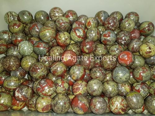 Plain 80g Dragon Blood Jasper Ball, Size : 50 To 55 Mm