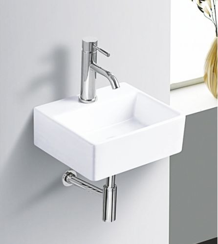 Ceramic Wall Hung Wash Basin, For Home, Hotel, Office, Restaurant, Style : Modern