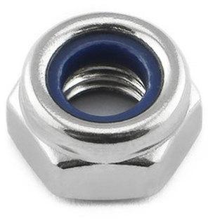 Chrome Finish Stainless Steel Nylock Nuts, For Hardware Fittings, Size : 1 Inch