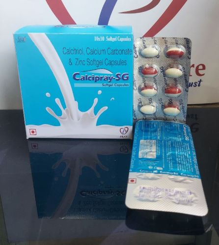 Calcium Carbonate & Zinc Softgel Capsules