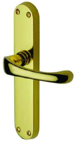 278 Brass Plate Door Handle