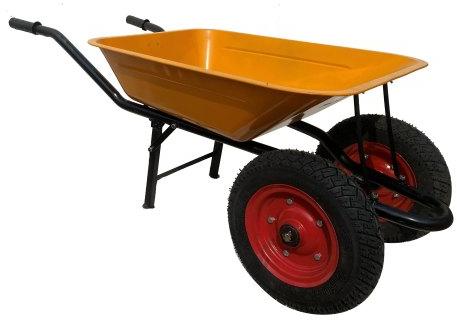 SWB 5 Mild Steel Heavy Duty Double Wheel Barrow