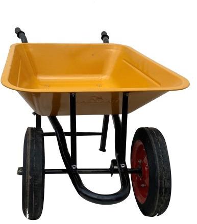 SWB 6 Mild Steel Heavy Duty Double Wheel Barrow